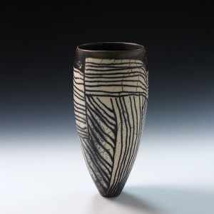 Naked Raku Landscape 2 Vessel by BilianaPopova 