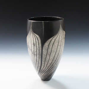 Naked Raku Leaf Vessel by BilianaPopova 