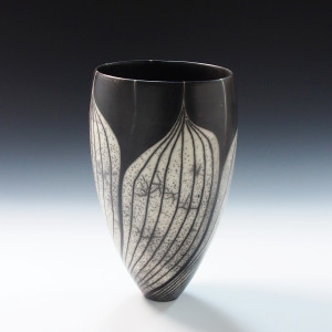 Naked Raku Leaf Vessel by BilianaPopova 