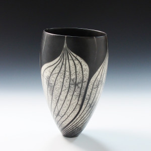 Naked Raku Leaf Vessel by BilianaPopova 