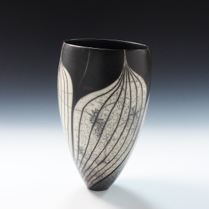 Naked Raku Leaf Vessel by BilianaPopova 