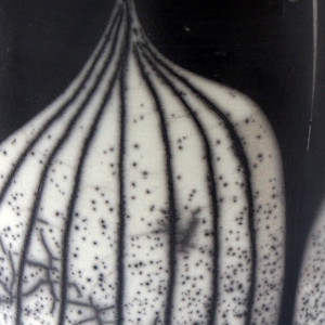 Naked Raku Leaf Vessel by BilianaPopova 