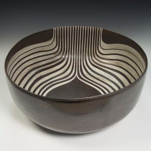 Black and white 60s Bowl by BilianaPopova