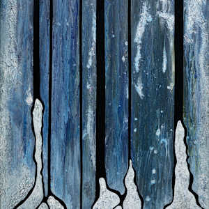 Waterfalls by Sonia Wilkinson  Image: What it looks like without a frame.