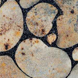 Beach by Sonia Wilkinson  Image: 'Beach' - a detail of the gold leaf spot.