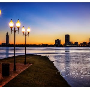 (3) Lights Over the Baton Rouge Skyline by Cathy Smart
