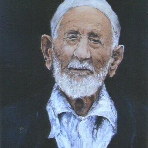 Elderly Man by Abdul Khaliq Ansari