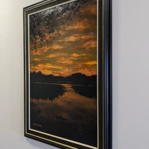 Reflected Sunset by Abdul Khaliq Ansari 