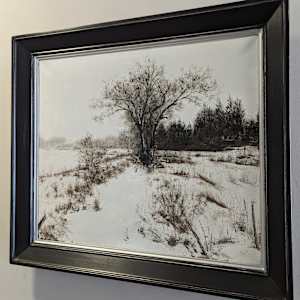 Snowy Creek by Abdul Khaliq Ansari 
