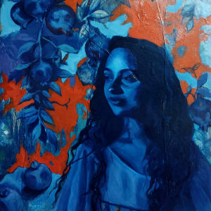 Blue Portrait by Arwa Ayman, Image 1.