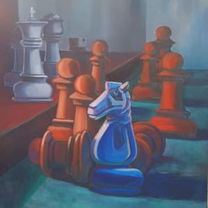 Game of Chess by Farida Hegazy