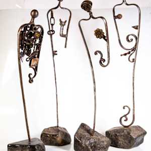 Four men by Walid El Sherbiny