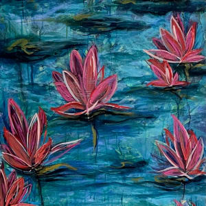 Lotus Mud Blossoms by Emily Anne Scott 
