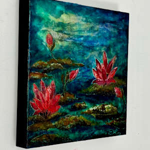 New Blooms Lotus Garden by Emily Anne Scott 
