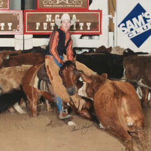 Cindy Love  Image: Cindy Love at the 1991 NCHA Summer Spectacular.