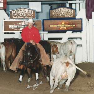 Eddy Longley  Image: Eddy Longley at the 2000 NCHA Derby, in the Amateur. 
