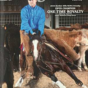 1992 - 2021: NCHA Open Futurity Champions (Chatter Edition)  Image: 2010 NCHA Open Futurity Champion, One Time Royalty, shown by Lloyd Cox. 