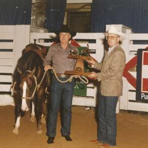 Bobby Pidgeon  Image: Bobby Pidgeon receiving an award