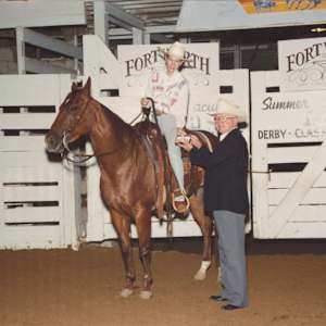 Miss Marmoset  Image: Miss Marmoset at the NCHA Derby, shown by Amy Welch, Amateur. 