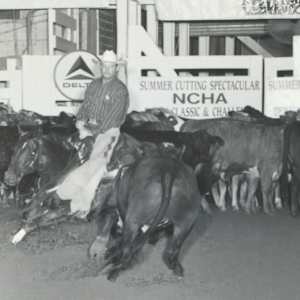 Pepper Roja  Image: Peppy Roja shown by Dan Craine at the NCHA Summer Spectacular