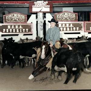 Troy Babcock  Image: Troy Babcock showing at the NCHA Futurity. 