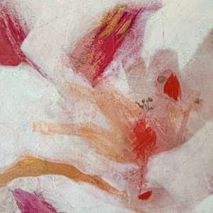 Opening Night #2 by Doris Wasserman  Image: Opening Night No. 2. Detail #3. Acrylic, graphite, cold wax on panel. 18 inches