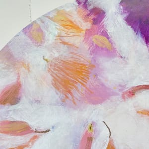 Sunrise, sunrise by Doris Wasserman  Image: Sunrise, sunrise. Detail #3. Acrylic, graphite, cold wax on panel. 22 inches