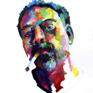 O.G. - ORIGINAL OIL PAINTING by Angie Jones