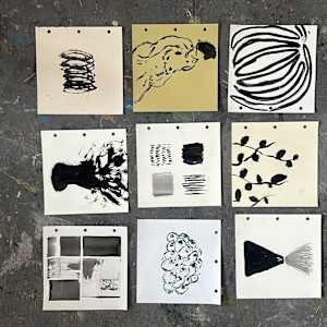 Ink Drawings (x9 studies) by Michael Gadlin 