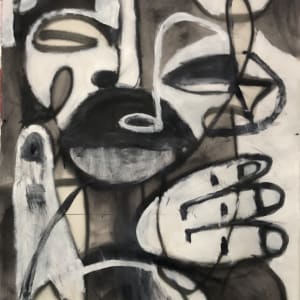 Primitive Figure with hand by Michael Gadlin