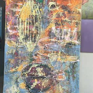 Lips On Me (Abstraction) made on 7/14/25 by Michael Gadlin 