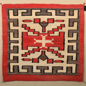 Navajo Single Saddle Blanket by Navajo