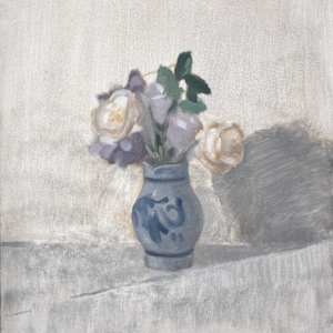 Floral in Grey by Curtis Green