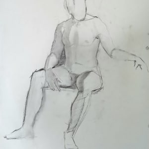 Seated Model by Curtis Green