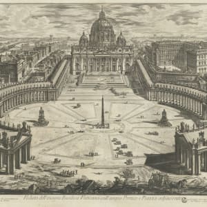 St. Peter's Basilica, Vatican (Print) by Giovanni  Battista Piranesi