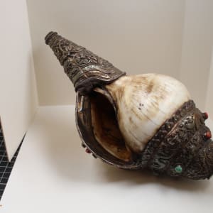 Tibetan Buddhist Conch Shell Horn