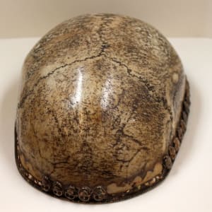 Tibetan Buddhist  Kapala (skull cap) 