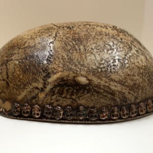 Tibetan Buddhist  Kapala (skull cap) 