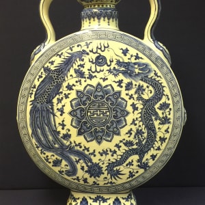 Phoenix and Dragon Moon Flask 