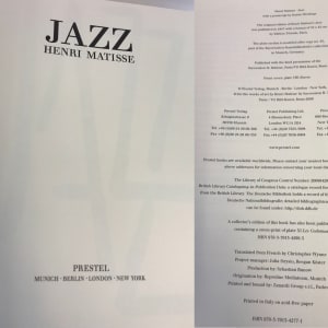 Jazz (2009) by Henri Matisse 