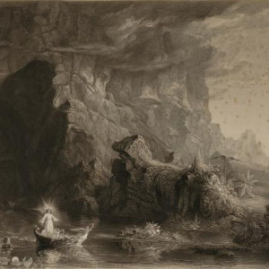 The Voyage of Life: Childhood by Thomas Cole 