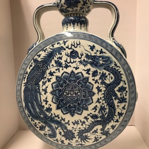 Phoenix and Dragon Moon Flask 