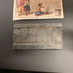 Assyrian cylinder seal impression 