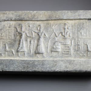 Assyrian cylinder seal impression 