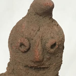 Indus Valley Goddess Legs to One Side  Image: Face