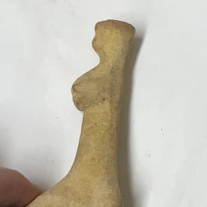 Indus Valley Goddess Flat Head  Image: Figure's right side