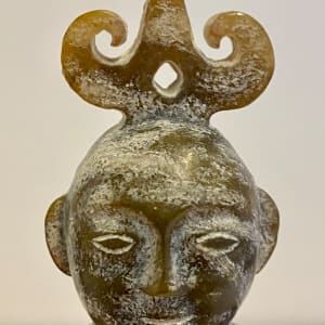 Stone Figure With Ringed Hands 