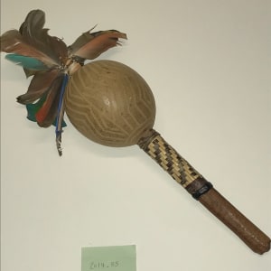 Cherokee Rattle with Feathers 