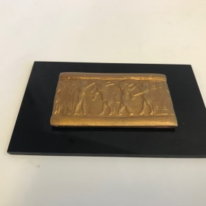 Cylinder Seal Tablet:  Gilgamesh Wrestles the Bull of Heaven 