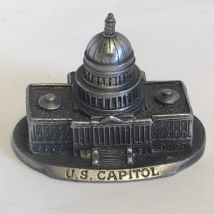 U.S. Capitol Building  Pewter Miniature 